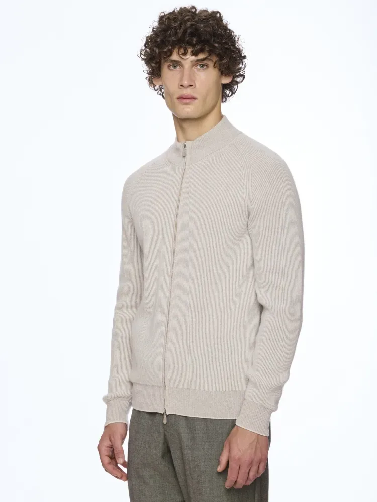 Gilet zippé col montant M/L