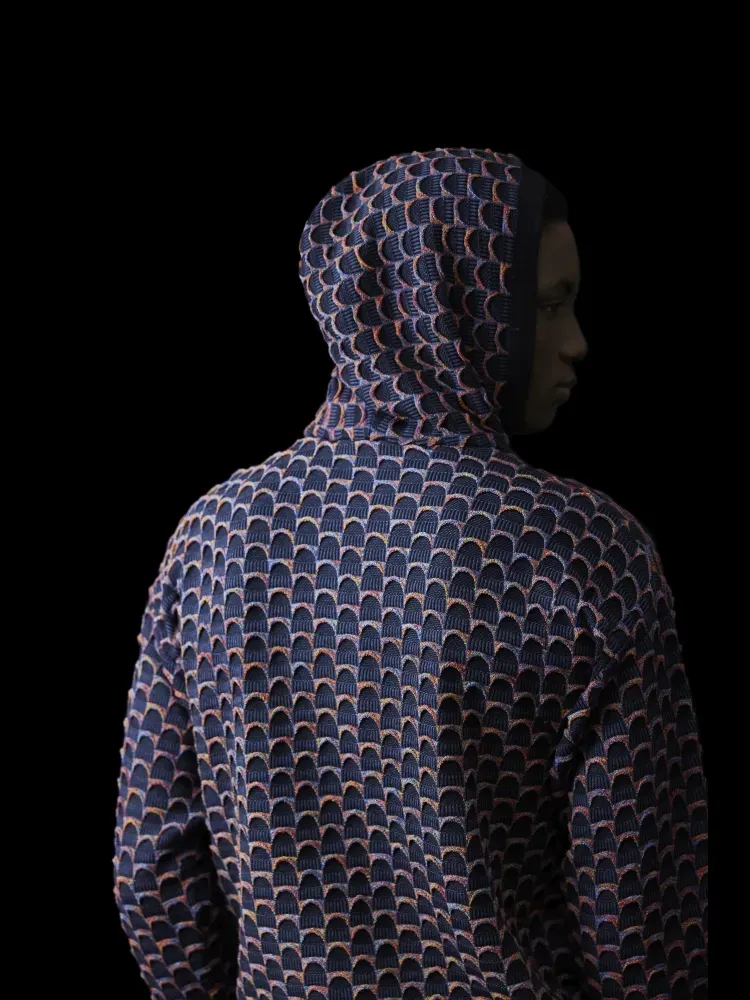 L/S Hooded zip jacket