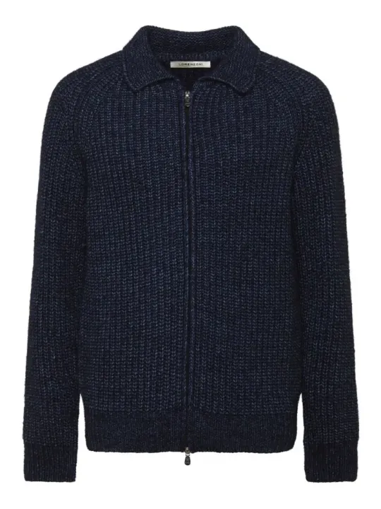 Langarm Zip Jacke