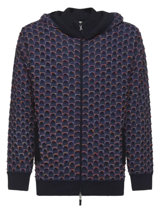 L/S Hooded zip jacket