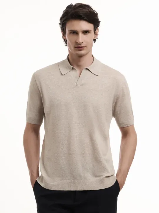 S/S Johnny collar