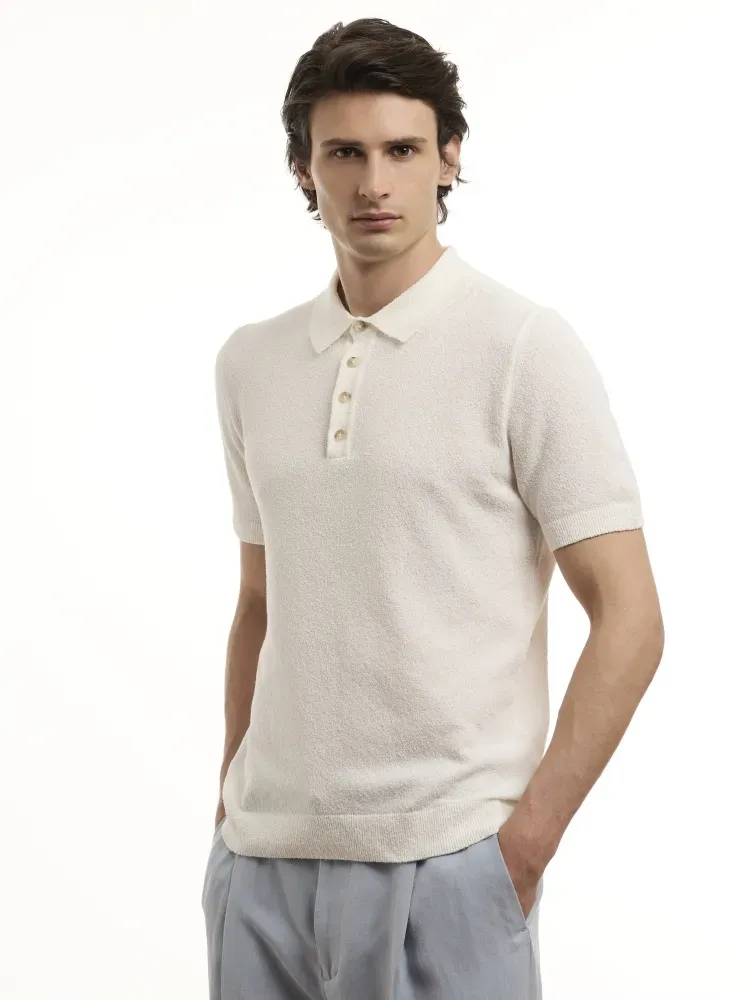 Polo boutons M/C