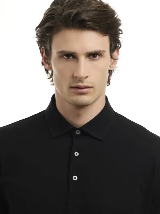 Halbarm Polo Knöpfe