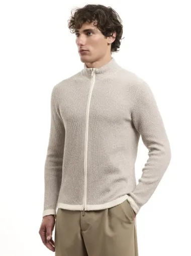 Gilet zippé col montant M/L 2