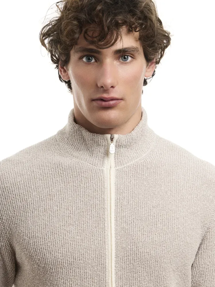 L/S Zip cardigan