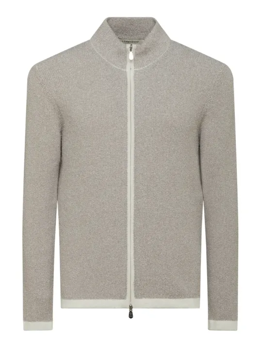 Langarm Zip Jacke