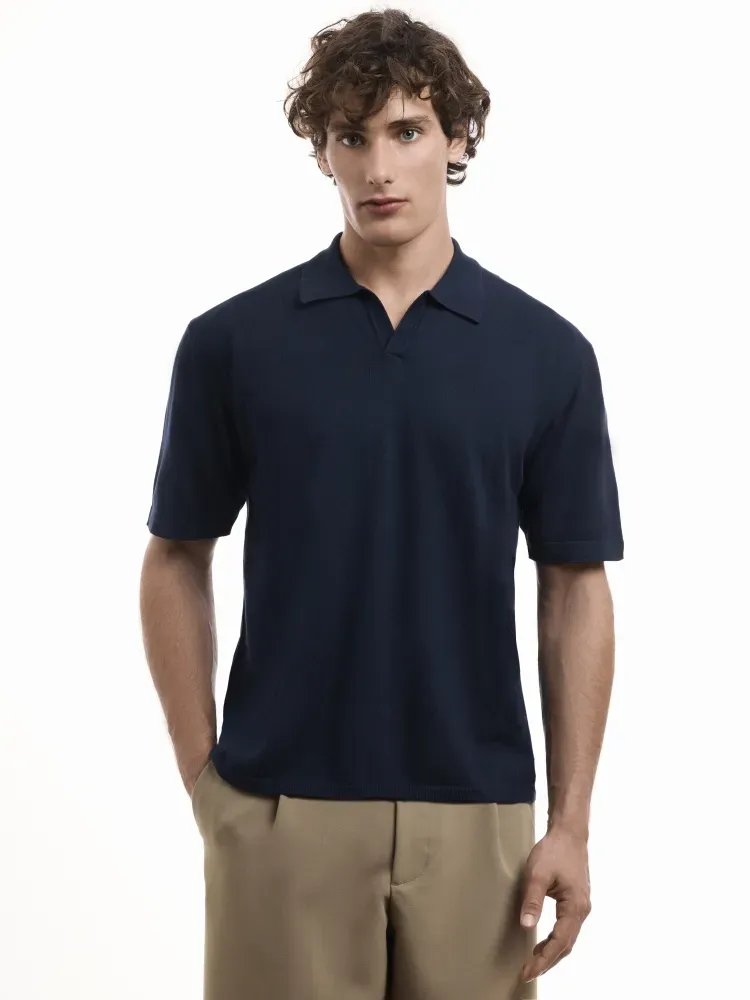 S/S Johnny collar