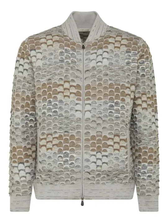 Langarm Zip Jacke