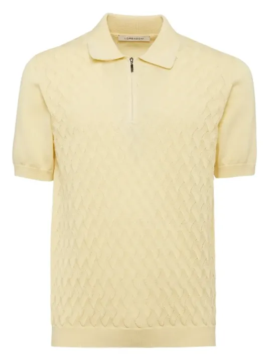 Halbarm Polo zip