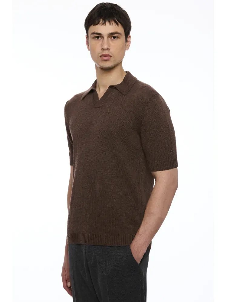 S/S Johnny collar