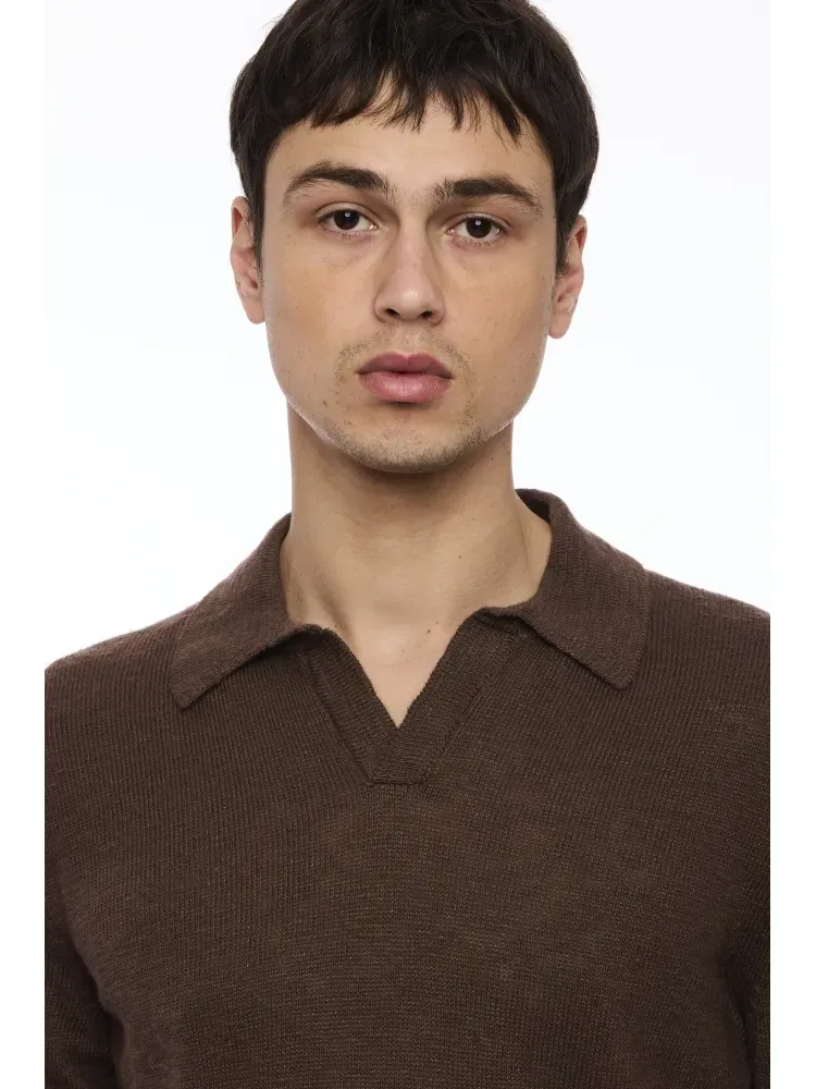 S/S Johnny collar