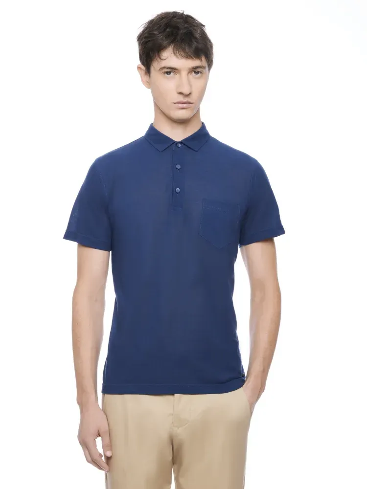 Polo boutons M/C