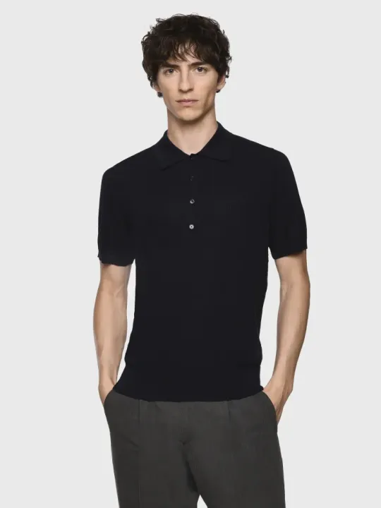 Halbarm Polo Knöpfe