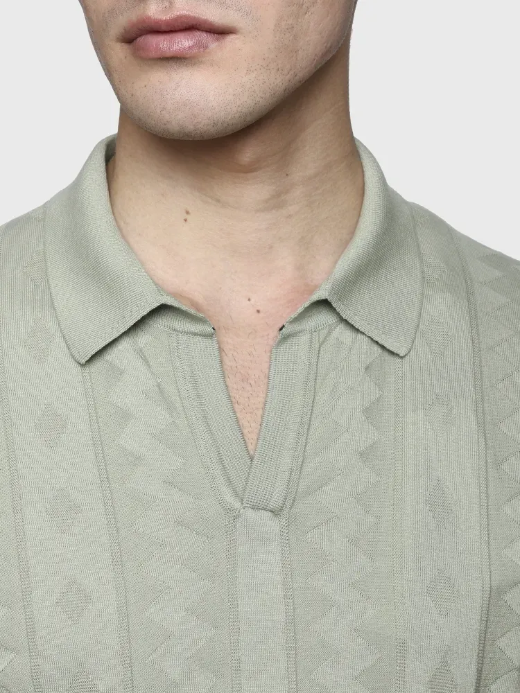 S/S Johnny collar