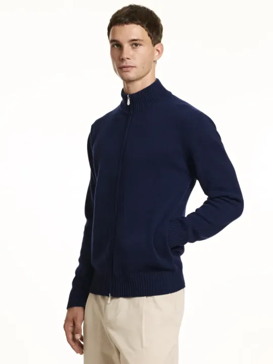 Langarm Zipp Jacke