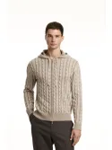 Giacca zip con cappuccio M/L