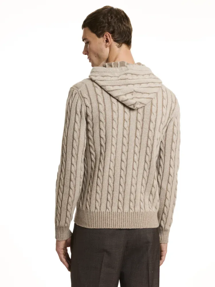 L/S Hooded zip jacket