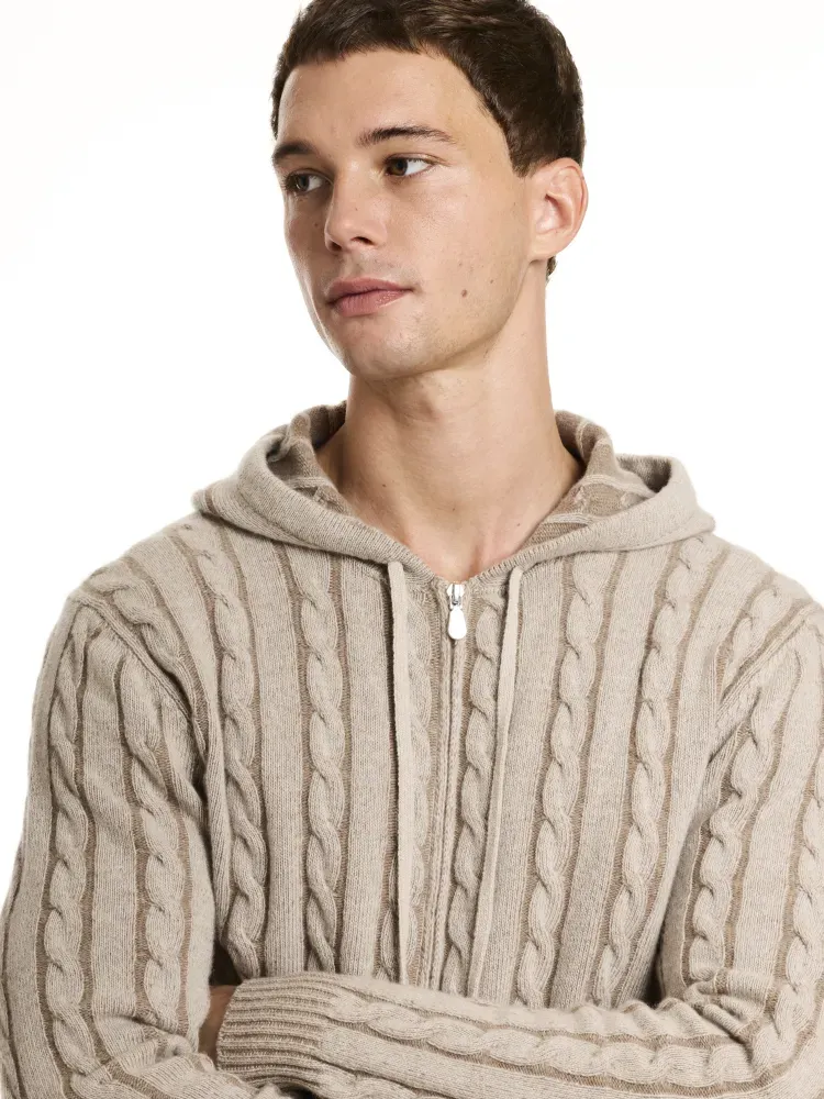 Giacca zip con cappuccio M/L