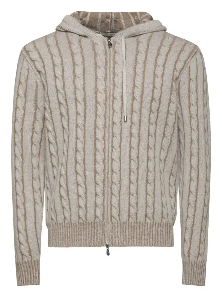 L/S Hooded zip jacket
