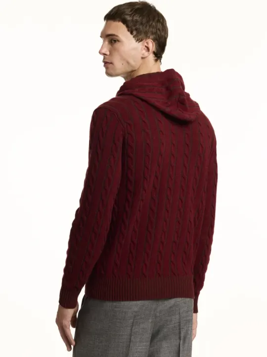 L/S Hooded zip jacket