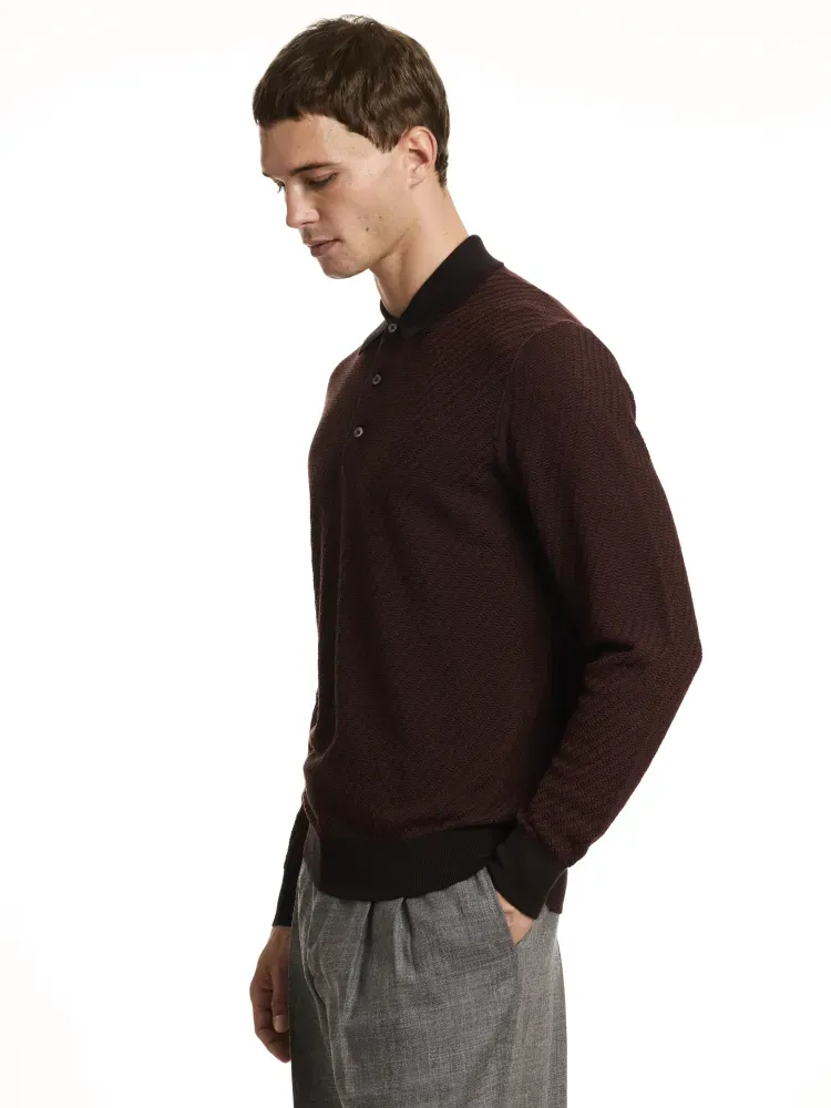 L/S Button polo