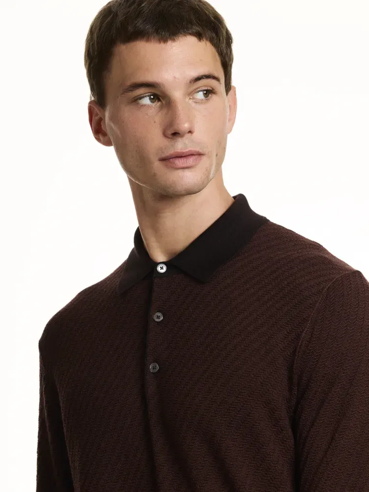 L/S Button polo