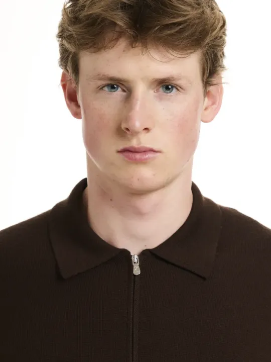 L/S Zip polo