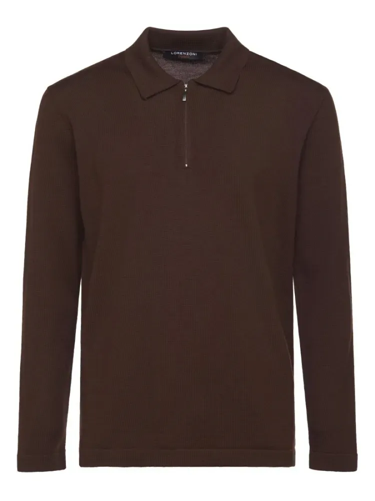 Polo zip M/L