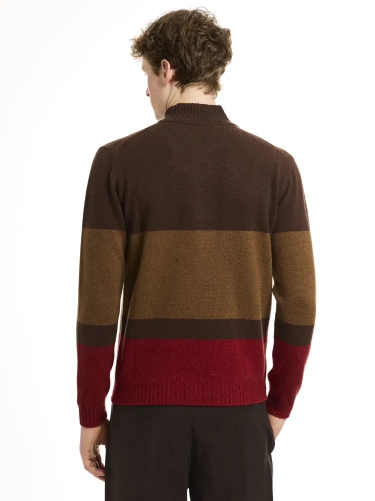 L/S Zip Mock Neck