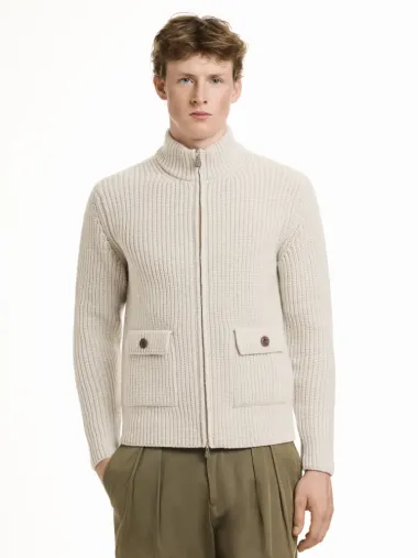 L/S Zip cardigan
