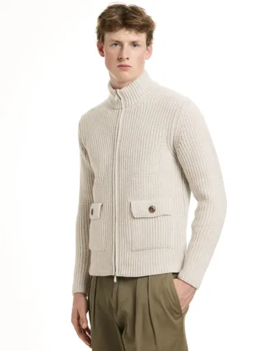 Gilet zippé col montant M/L 2