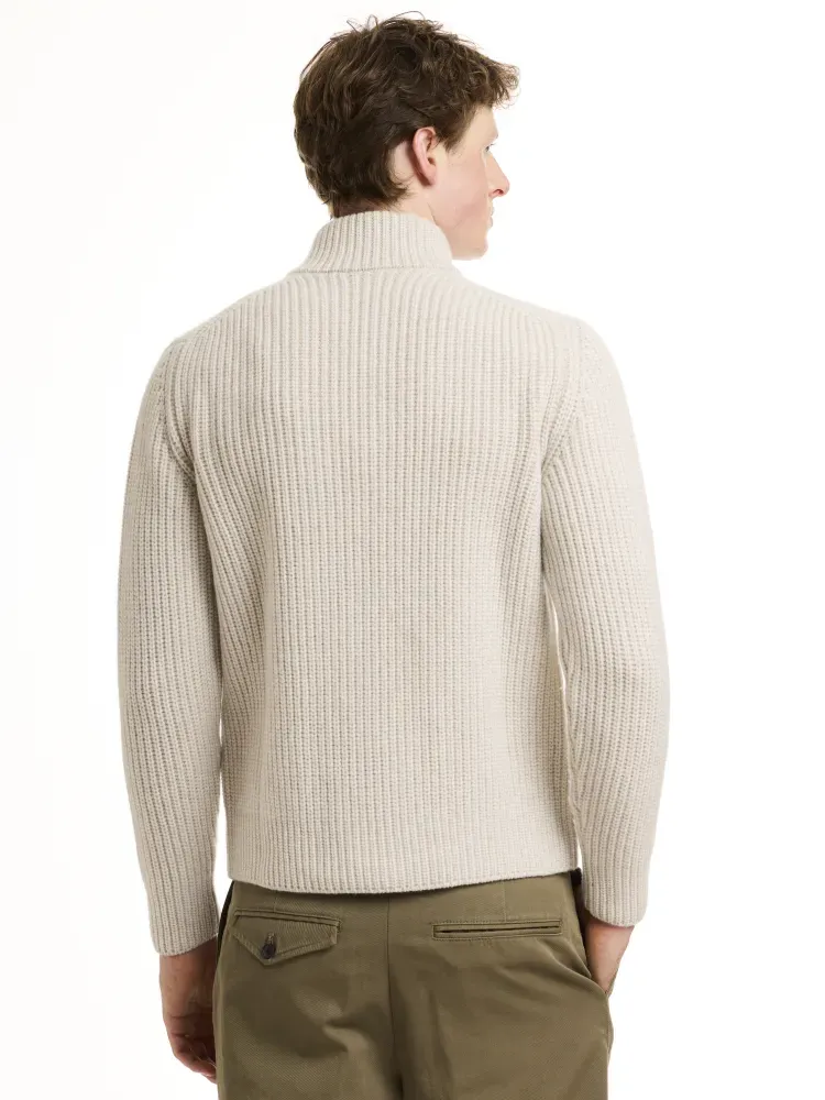 Gilet zippé col montant M/L