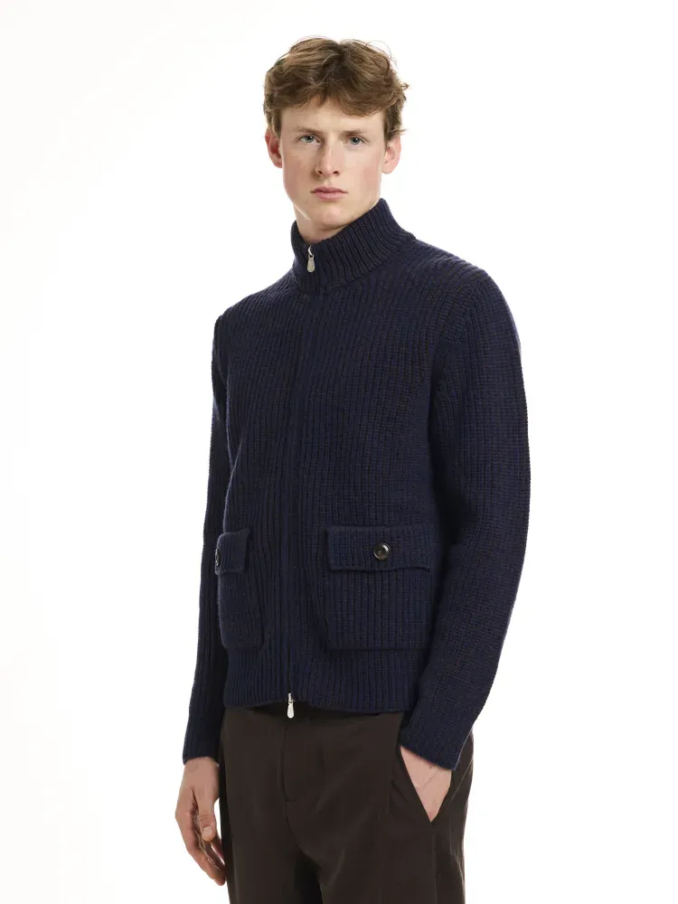 L/S Zip cardigan