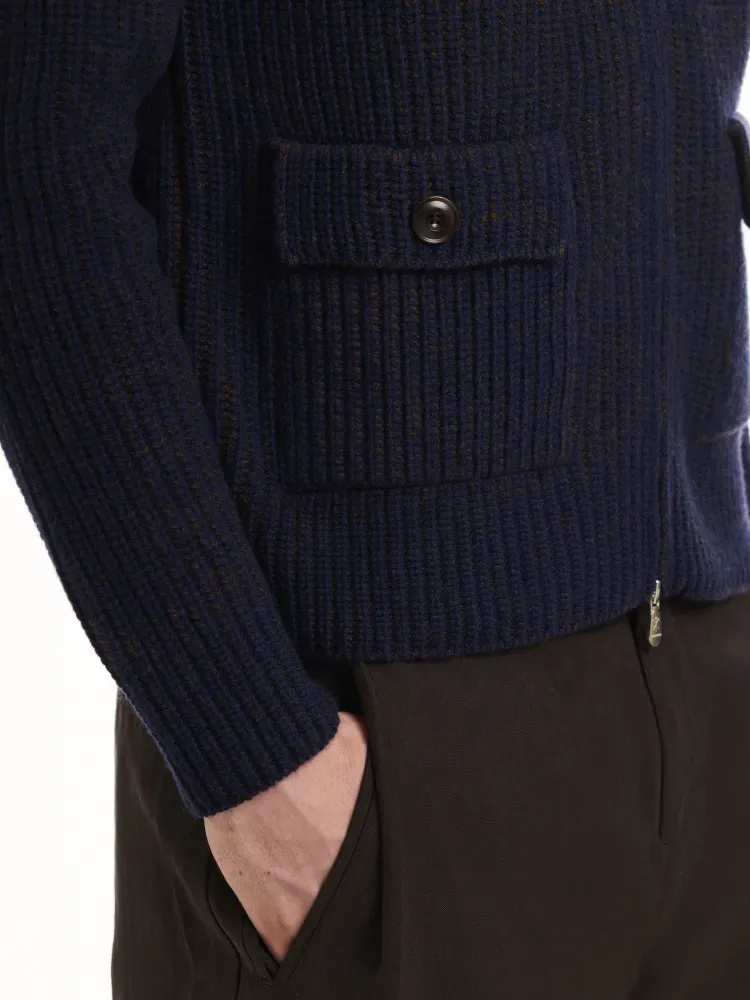 Gilet zippé col montant M/L