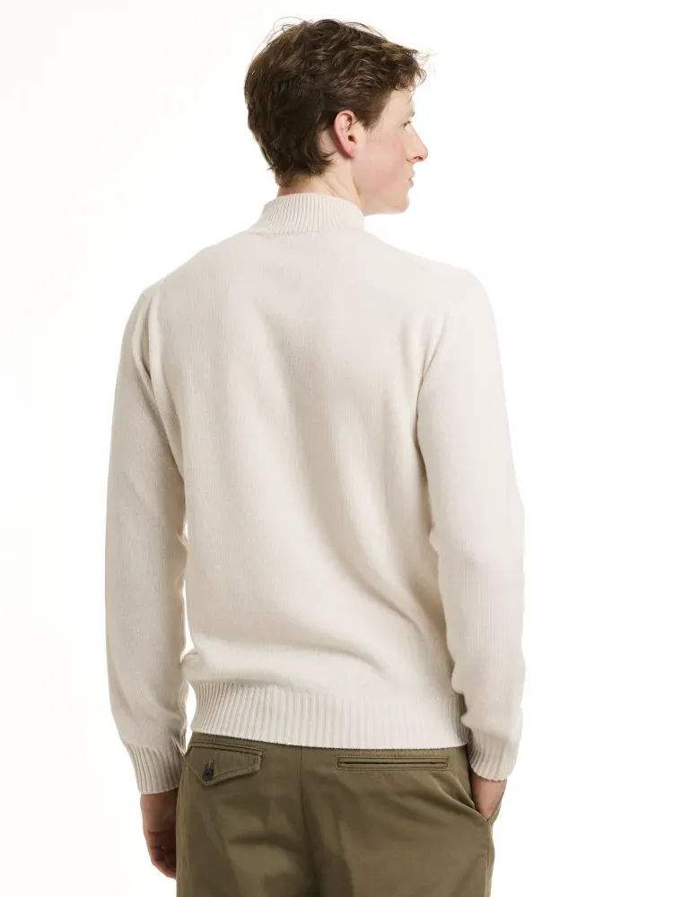 L/S Open mock neck
