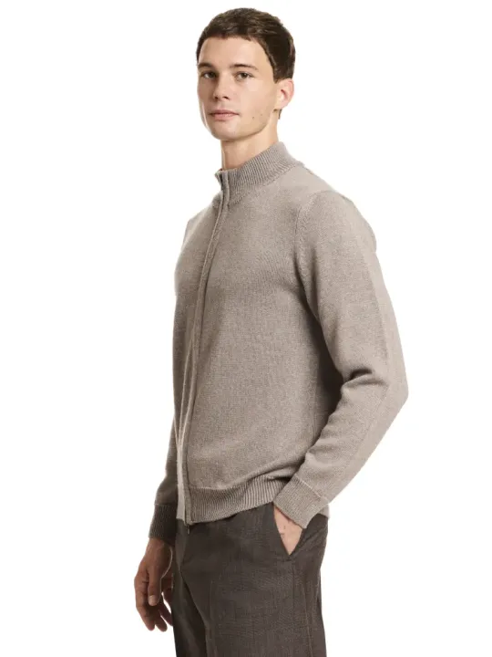Gilet zippé col montant M/L