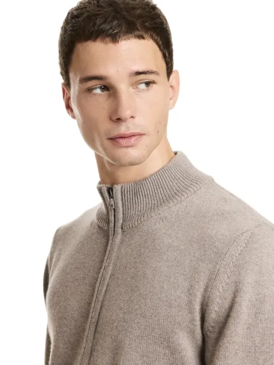 L/S Zip cardigan