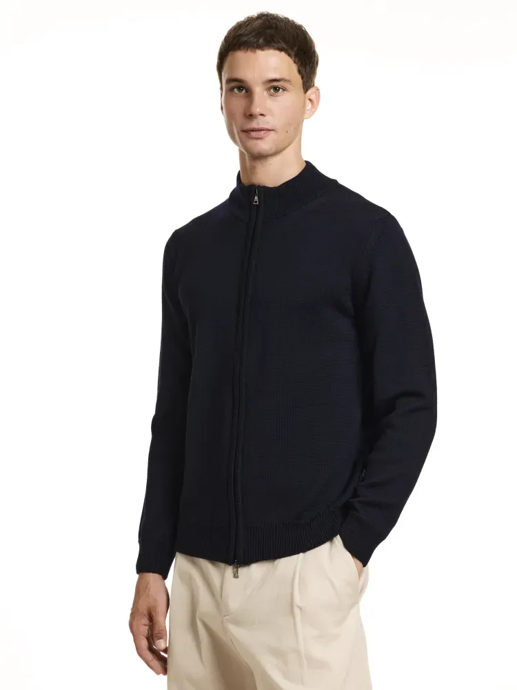 Langarm Zipp Jacke