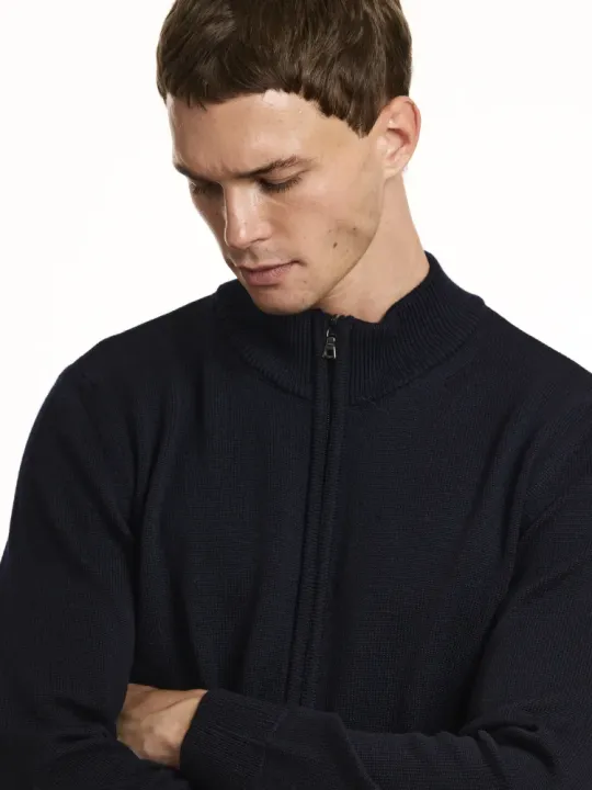 Langarm Zipp Jacke