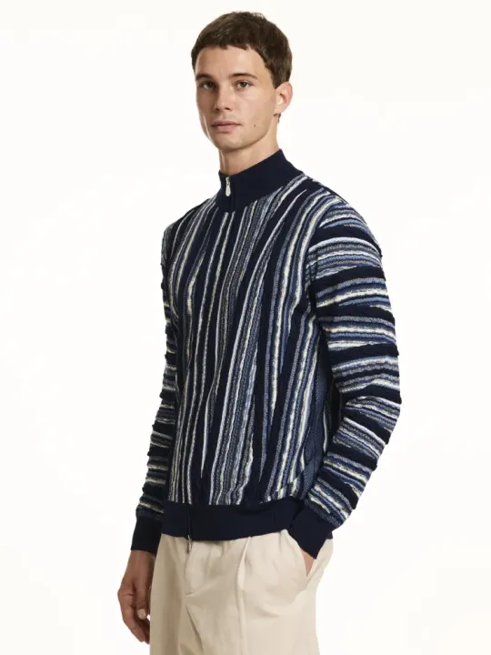 L/S Zip cardigan