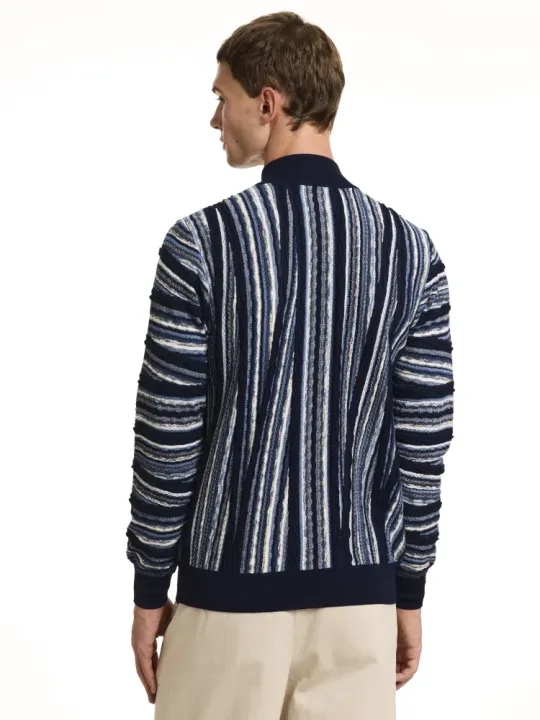 Gilet zippé col montant M/L