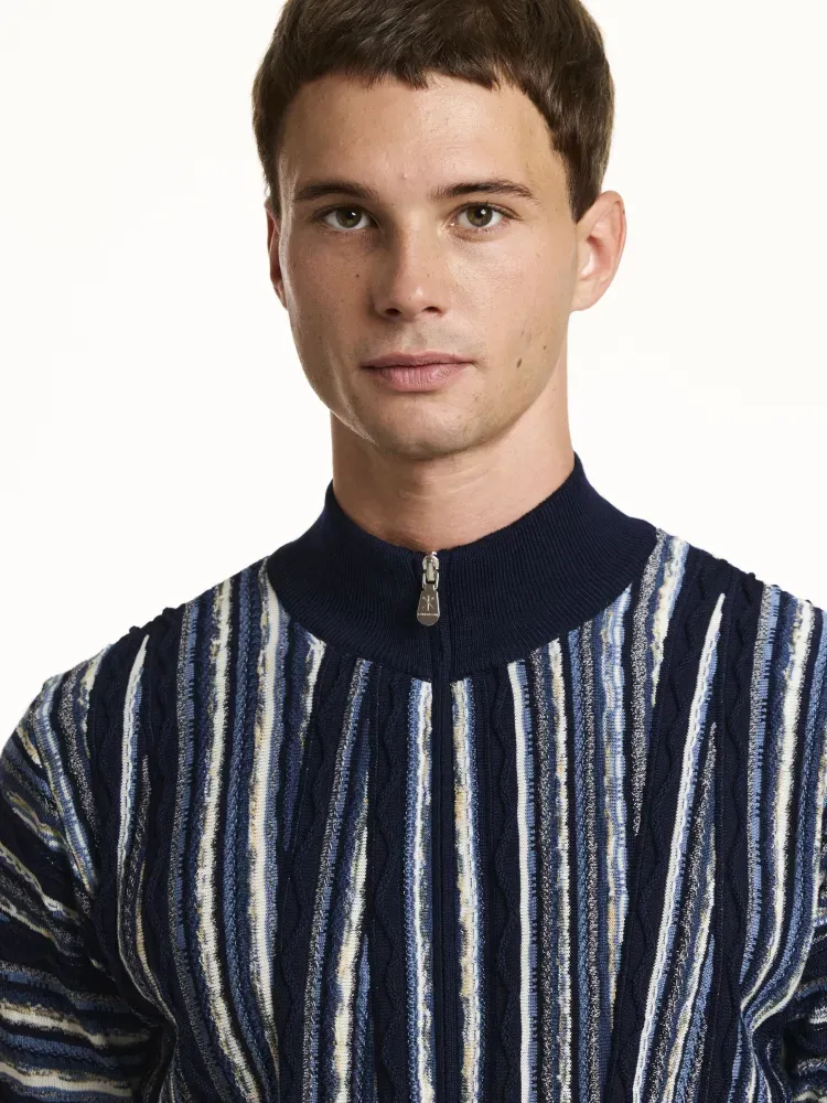 Gilet zippé col montant M/L
