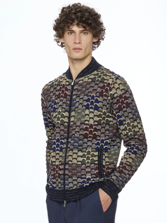 Langarm Zipp Jacke