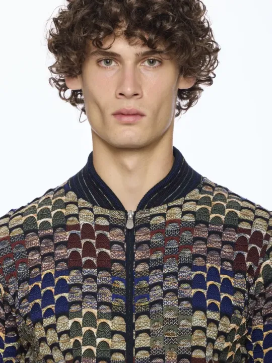 Langarm Zipp Jacke