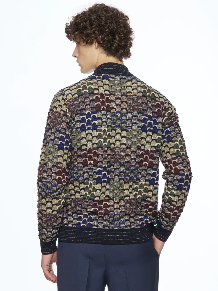 Gilet zippé col montant M/L