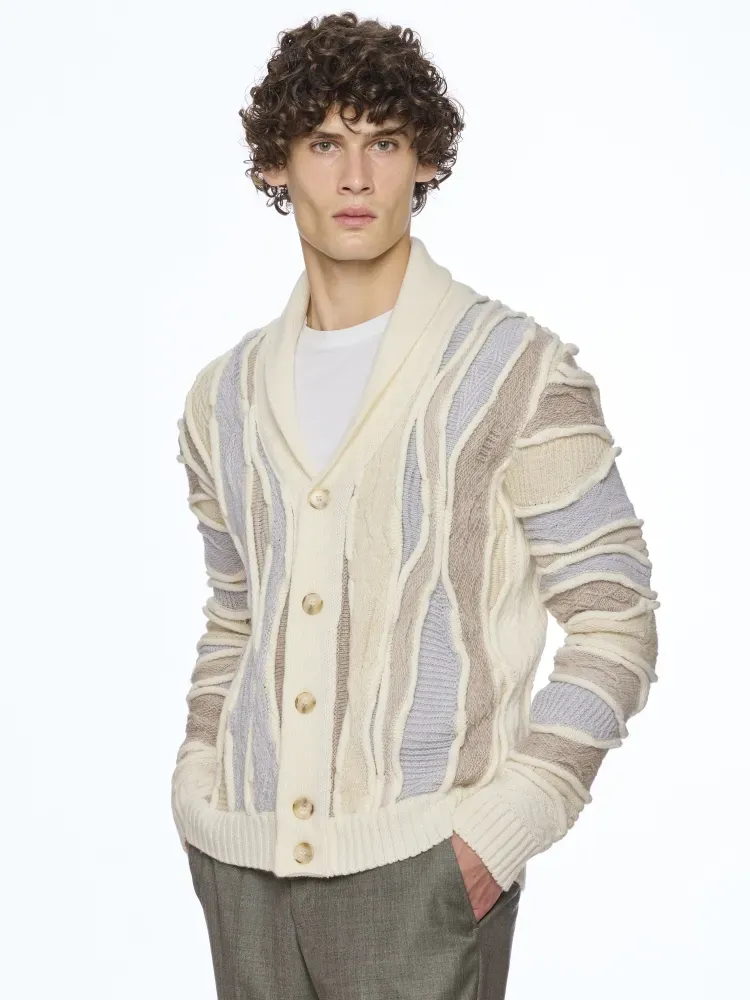 Langarm Jacke mit Knöpfen
