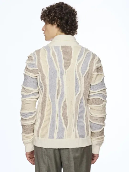 Langarm Jacke mit Knöpfen