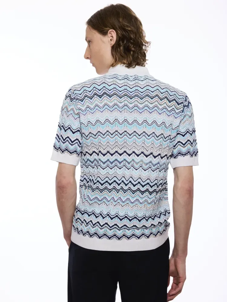 Halbarm Polo Knöpfen